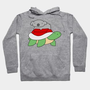 Little Koala and Turtle Hoodie